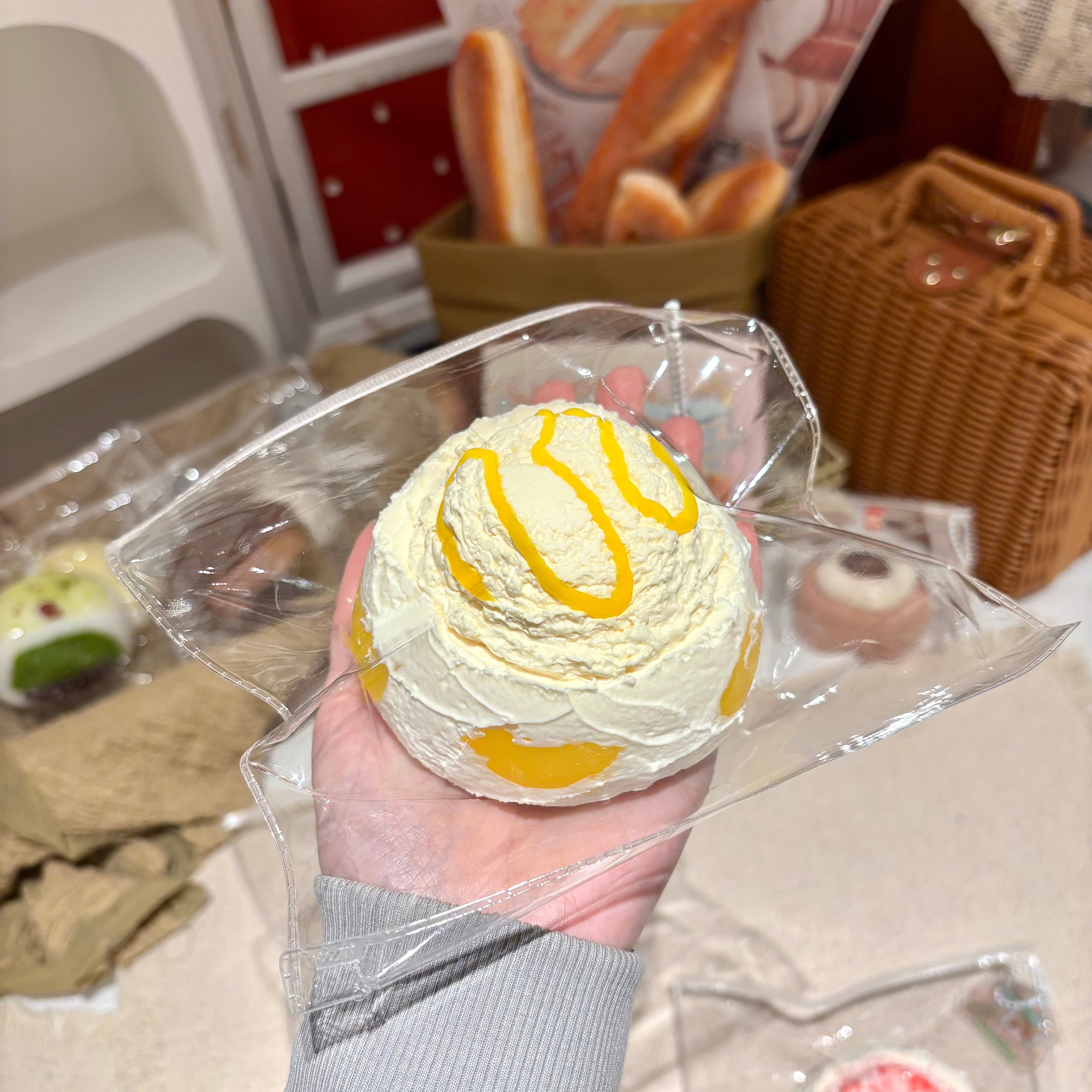 芒果冰淇淋碗
