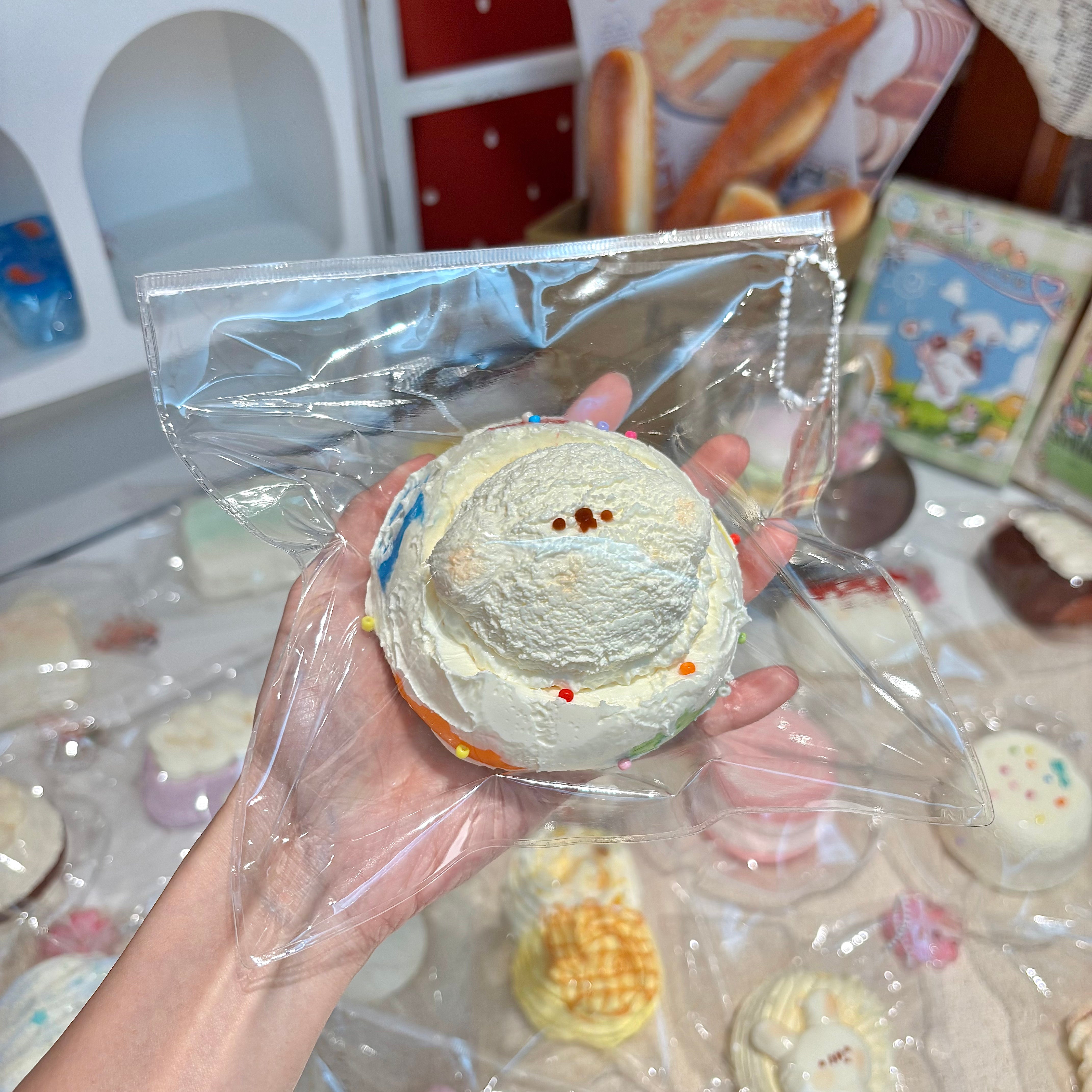 小狗冰淇淋碗