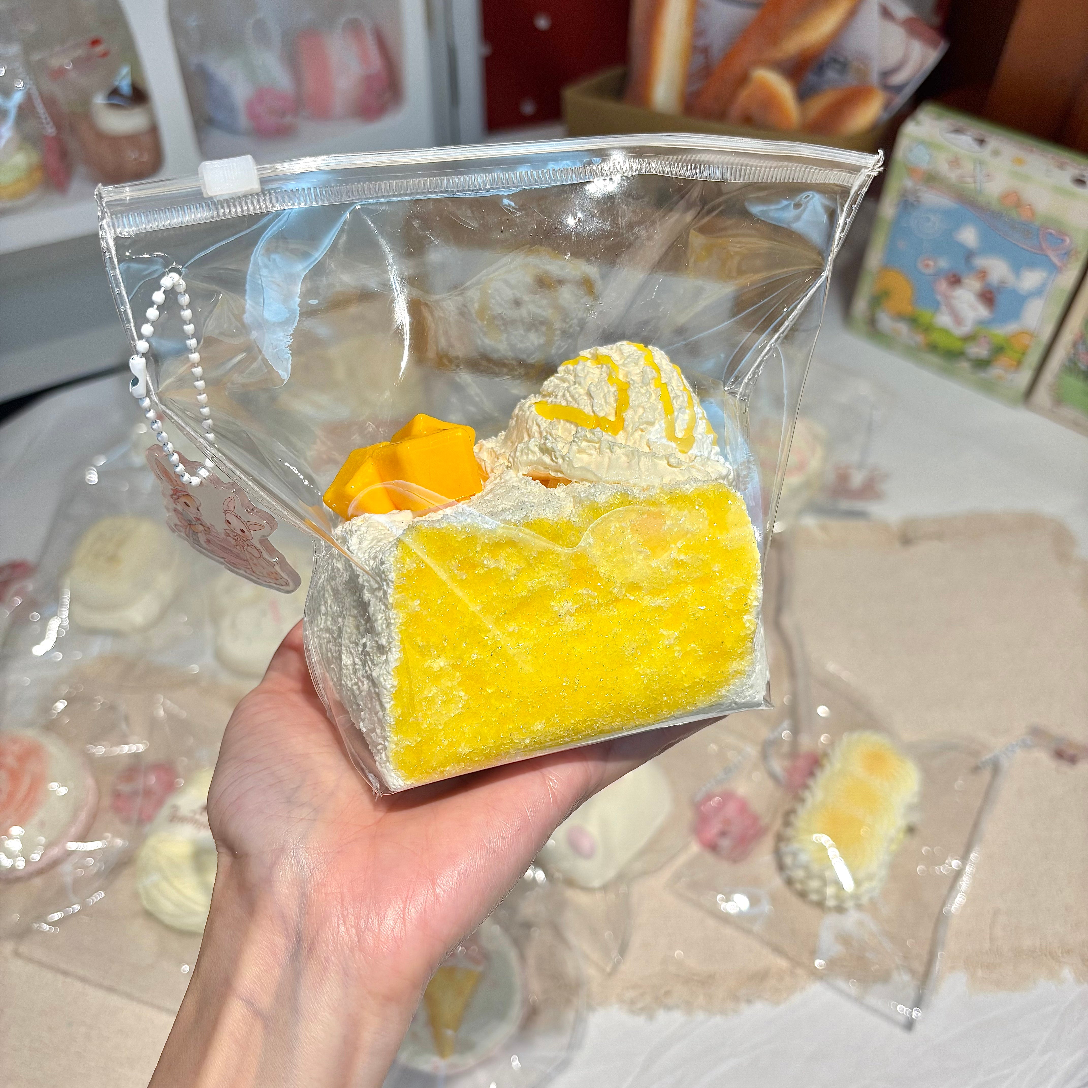 芒果三层大吐司
