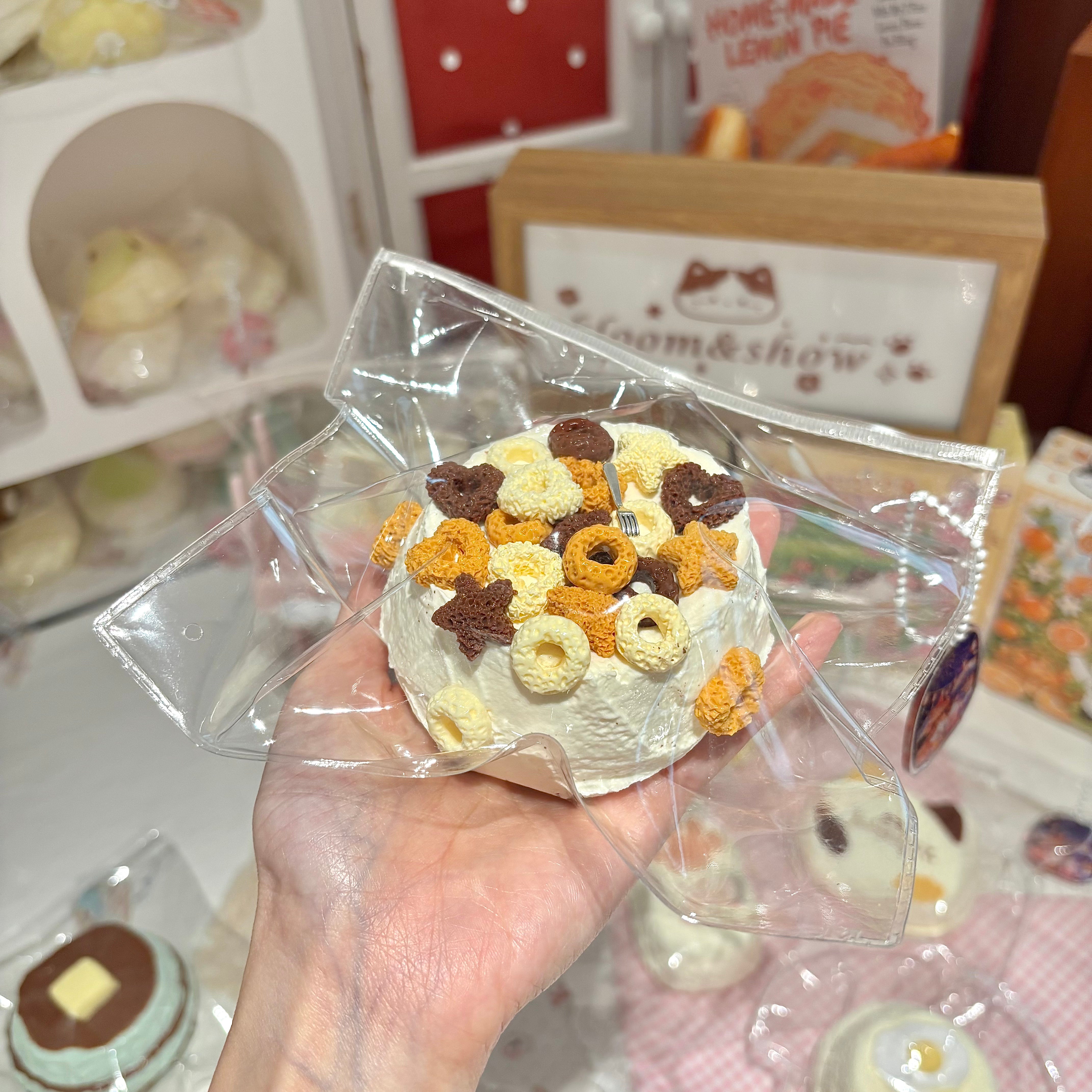 麦片冰淇淋碗
