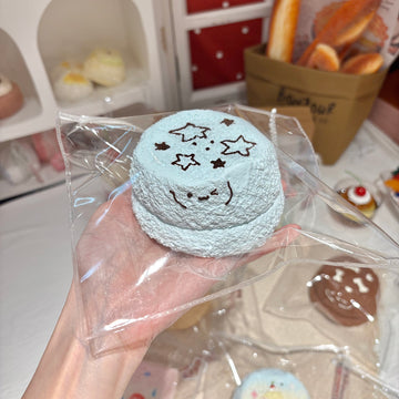 蓝色星星圆吐司